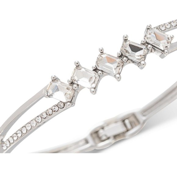 NEW Charter Club Silver-Tone Bangle Bracelet - Picture 3 of 9